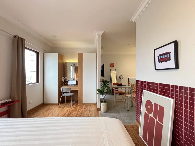 San Francisco: Muat 3, maks. 5 dengan extra bed; area tidur menyatu dengan ruang tamu.