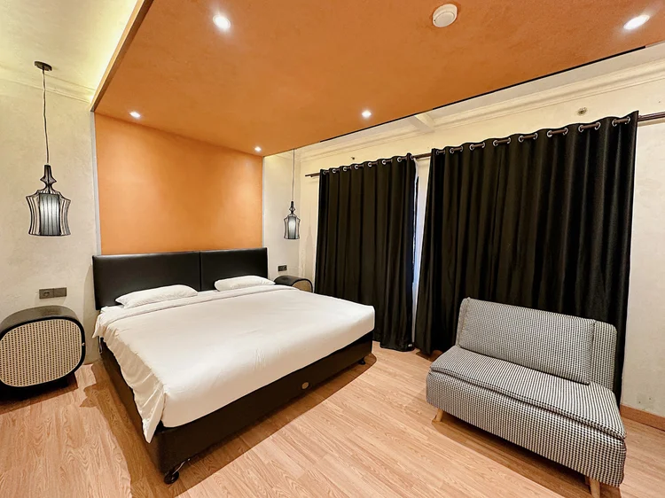 Melbourne: Kamar tidur: king bed dan sofa bed lipat, muat 3, maks. 4 dengan extra bed.