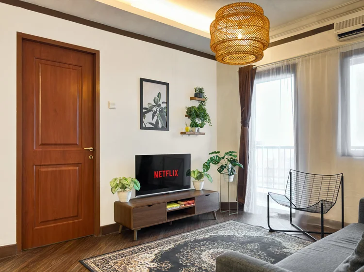 Norfolk: Muat 8, maks. 10 dengan extra bed: empat kamar plus ruang keluarga bersama.